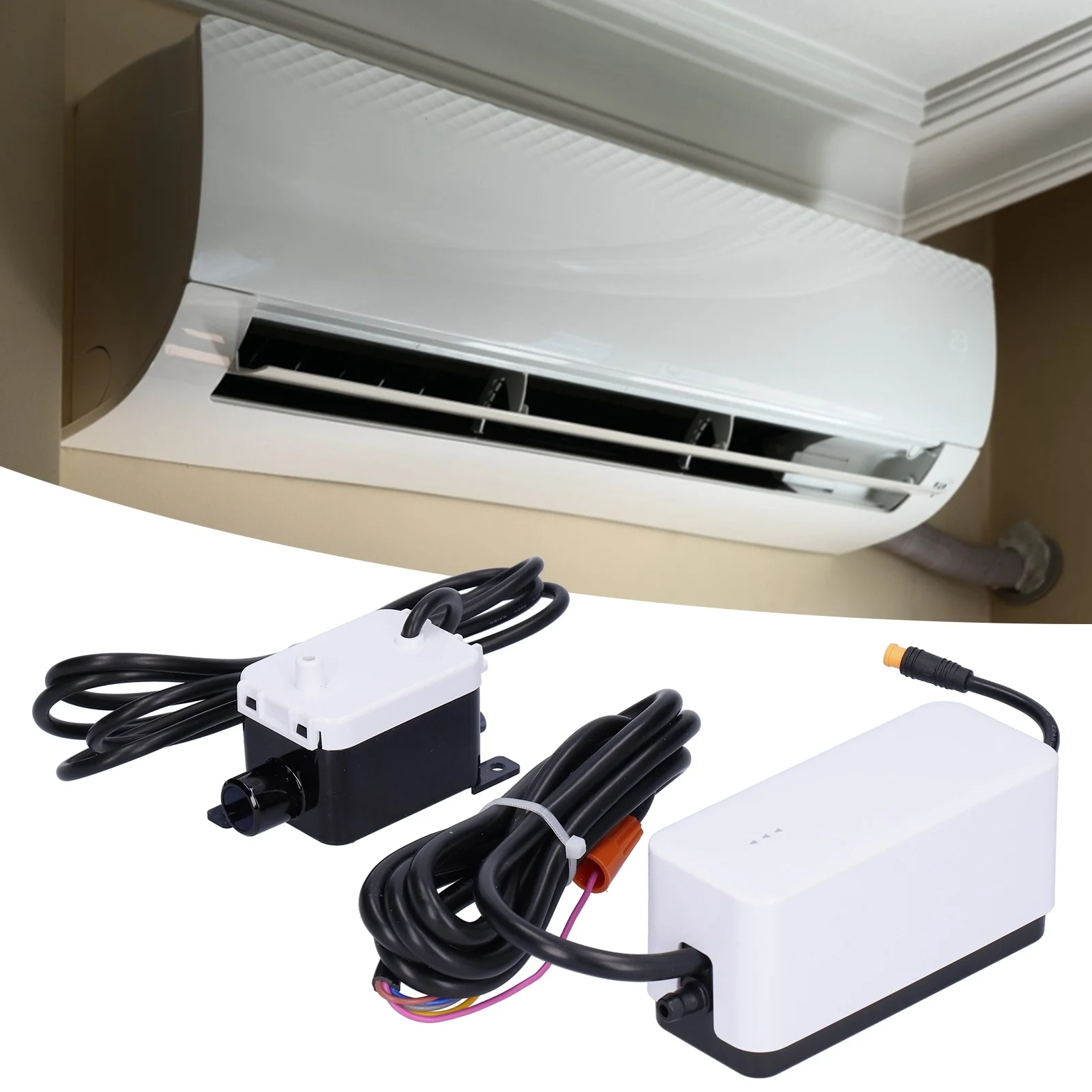 

S1 Split Air Drainage Pumps, Condensate Pump Mini Split Automatic Air Conditioning Drain Removal Quiet Device S1 AC110‑240V