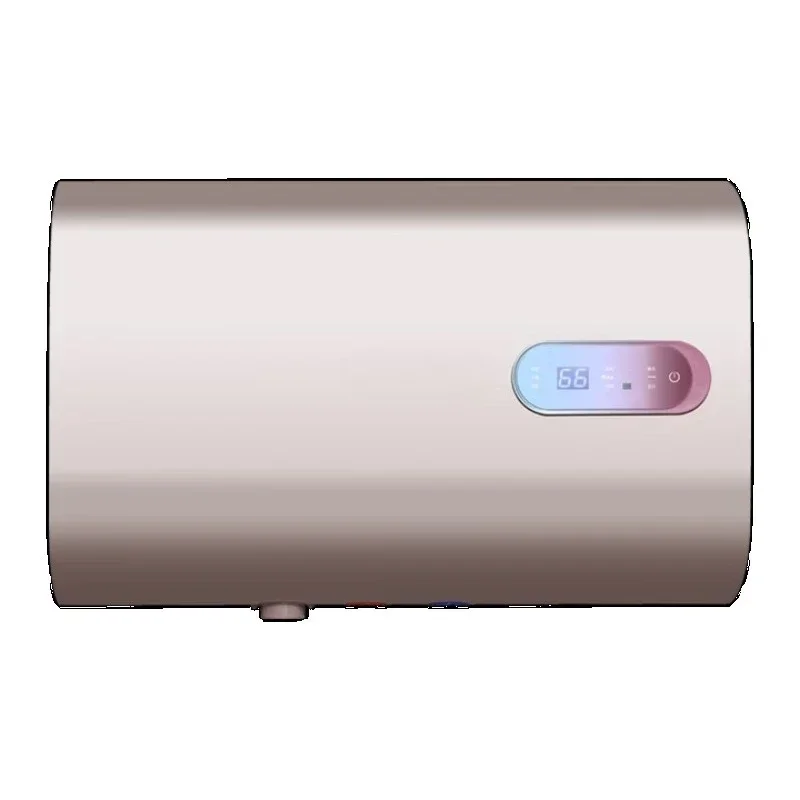 2100W water storage electric water heater flat barrel rose gold/canopy blue 80L