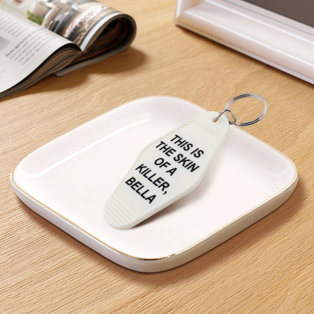 هذا هو جلد القاتل بيلا المفاتيح فيلم الشفق إدوارد خطوط مفتاح العلامة مصاص دماء كيرينغ المشجعين جمع شخصية Acc