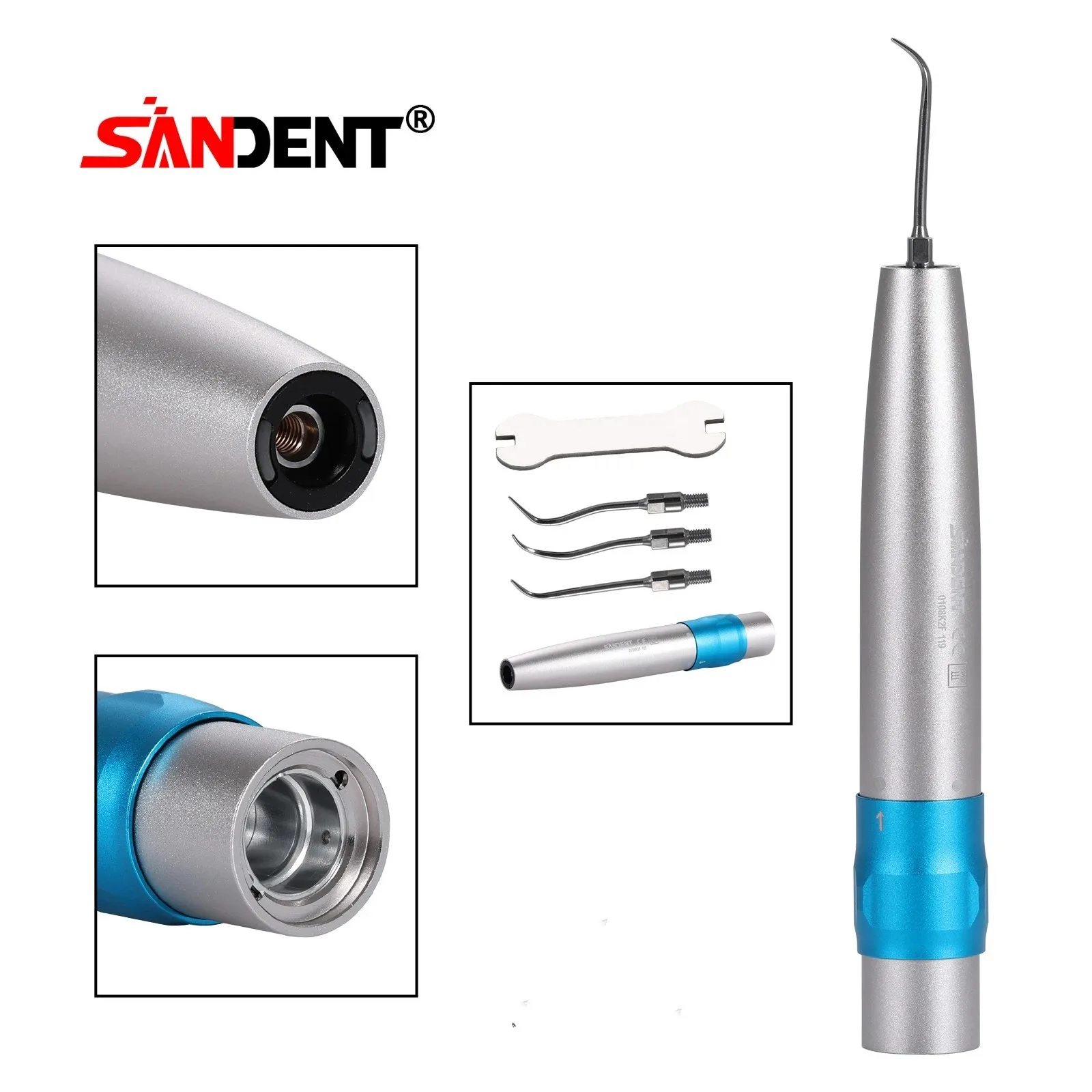 Dental Fiber Optic Led Air Scaler Handpiece Sonic L Fit For KAVO MULTIflex Quick Coupler Coupling