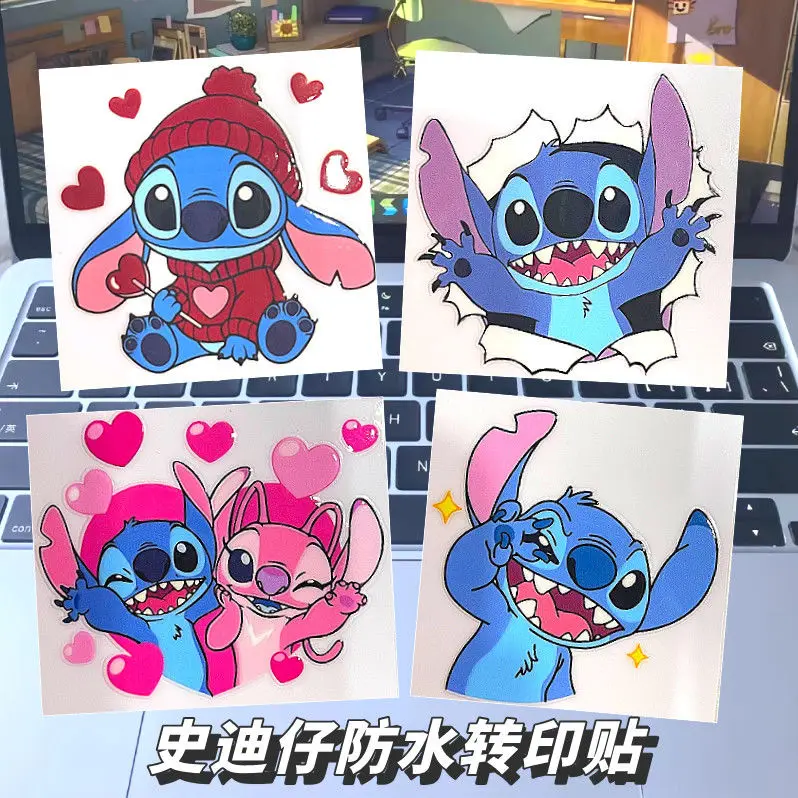 

Stitch Car Sticker Car Body Anime Sticker Scratch Masking Decal Auto Window Styling Stickers Home Decoration Accessories