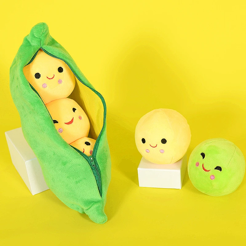 البازلاء وسادة لطيف الأطفال طفل أفخم البازلاء شغل النبات دمية لعبة الأطفال Kawaii جودة البازلاء على شكل وسادة لعبة حلية