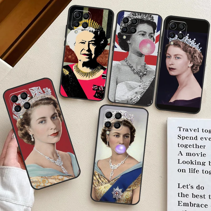 Queen Elizabeth II Phone Case For Samsung Galaxy M31s M20 M21 M31 M51 M13 M23 M33 M53 M14 M34 M54 M12 M32 M52