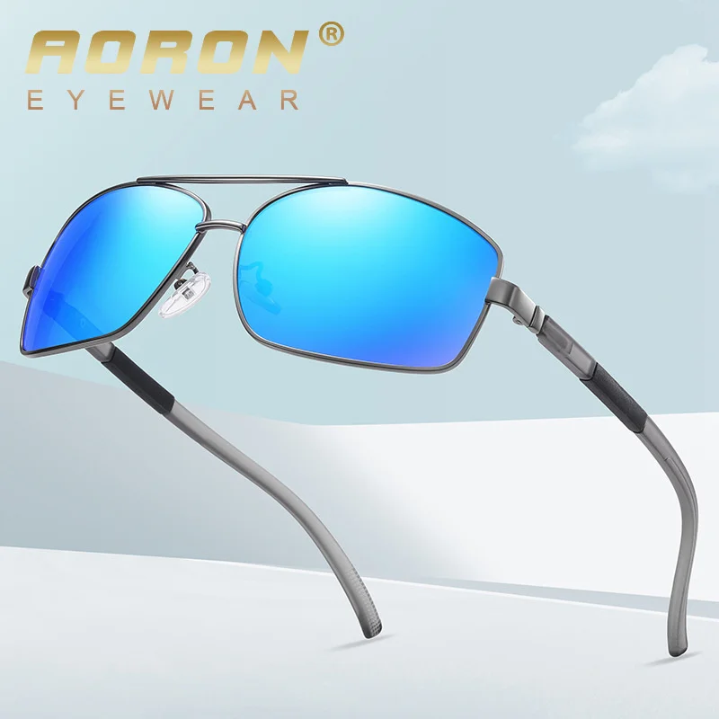 

new men's Sunglasses double beam square Polarized Sunglasses driver driving night vision sunglasses a692