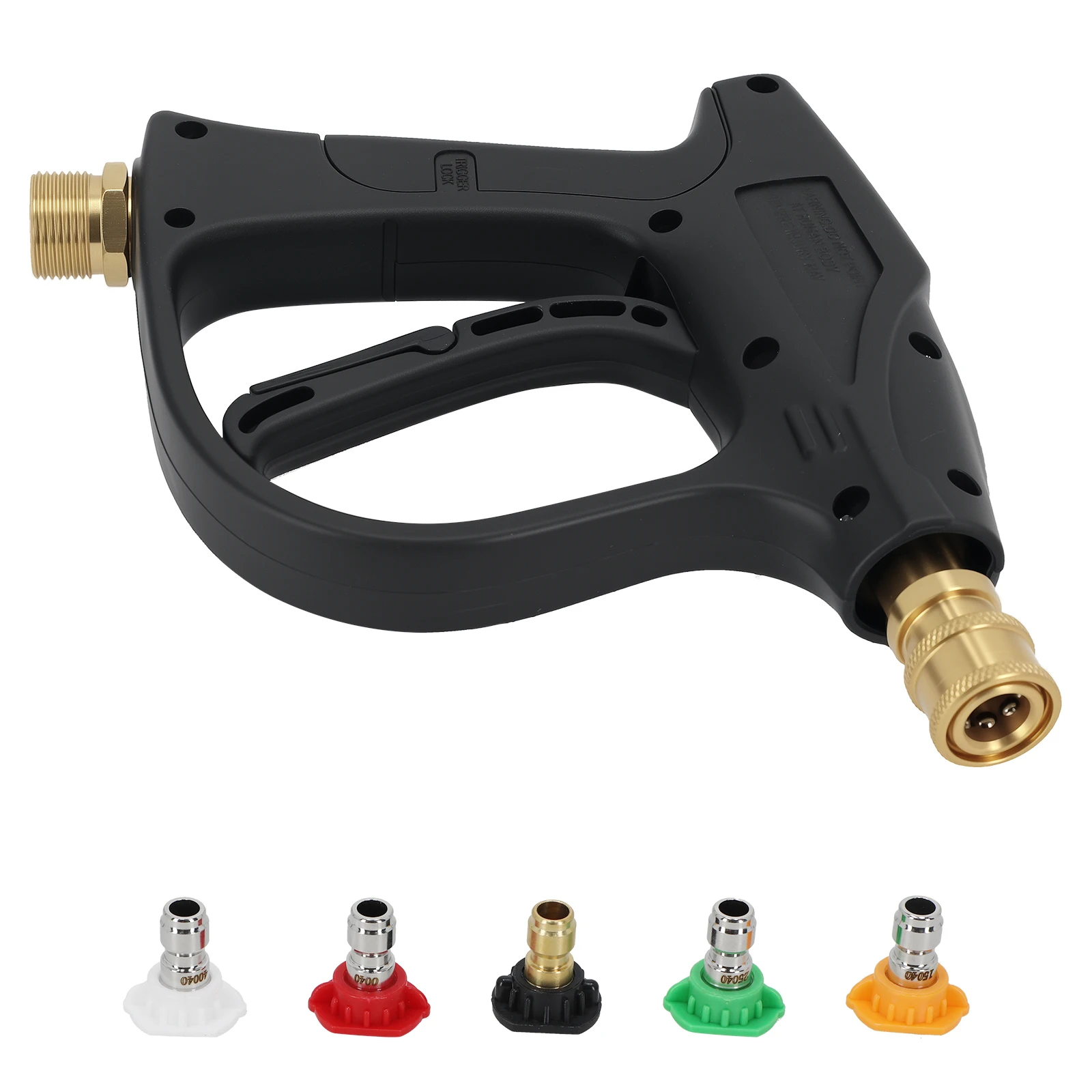 

Прочный моющий пистолет с резьбой M22 14 мм и 5 быстросъемными насадками, безопасная конструкция