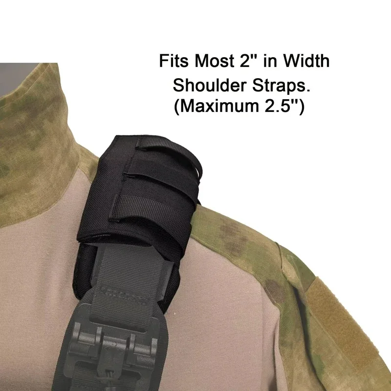 

Tactical Vest Shoulder Cushion Nylon Mesh Design 2PCS Strap Pad for FCPC JPC MOLLE Outdoor Gear
