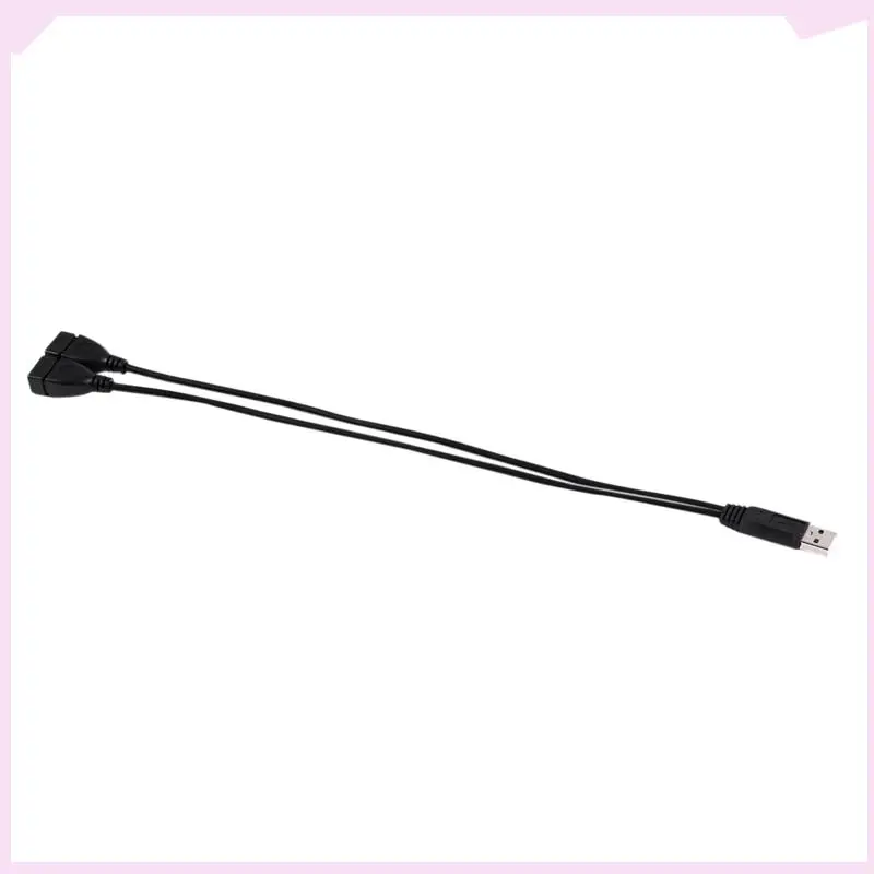B24B 5X USB 2.0 A Male To 2 Dual USB Female Jack Y Splitter Hub Power Cord Adapter Cable