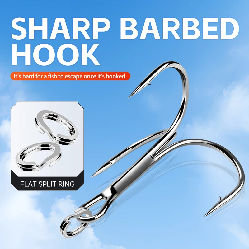 مجموعة علب هدايا Weihe 24 قطعة مكونة من 24 قطعة من الترتر Luya بثلاث خطافات ترتر مزدوج #4