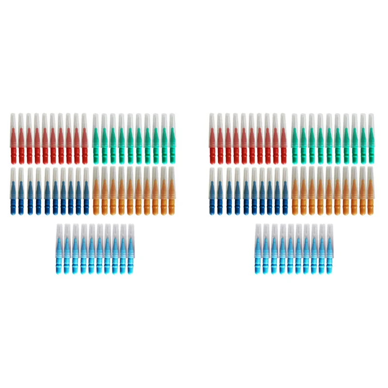 

AA20-100 шт. межзубная щетка для зубной нити, головка для гигиены полости рта, чистящие средства для зубочисток, инструмент для чистки зубов