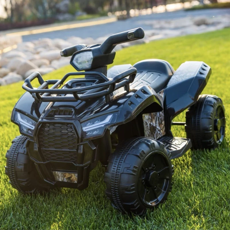 Coche eléctrico de asiento ancho con Buggy de playa antiribaltes de 4 ruedas para niños de 2 a 6 años, coche eléctrico con Control remoto Parental y absorción de impacto