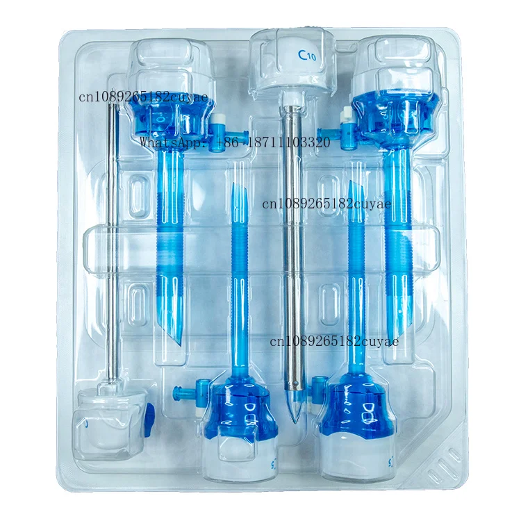 Manufacturer Medical Disposable Trocar Bladeless Optical Trocar Cannula Trocars with MDR CE Certificate
