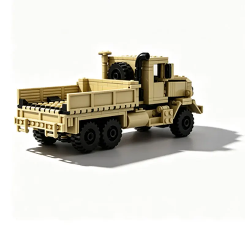 Desert Freight Truck Small Particle Building Block All-Terrain Off-Road Vehicle Model Toy Gift Set 439pcs