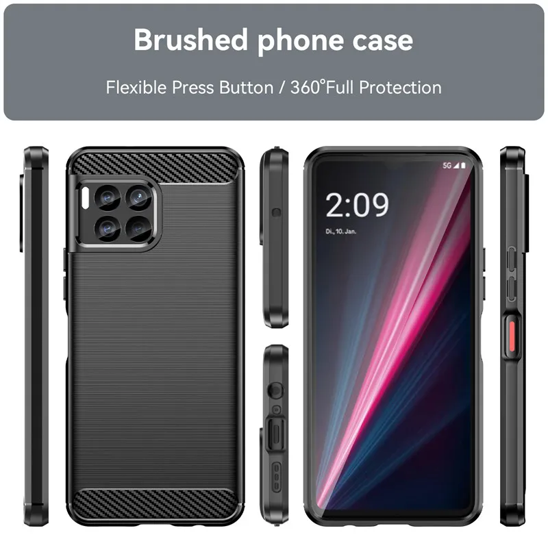 Dla T-Mobile REVVL 7 Pro Etui T-Mobile REVVL 7 Pro 5G Pokrowiec odporny na wstrząsy Silikonowy pokrowiec ochronny na telefon TPU T-Mobile REVVL 7 Pro