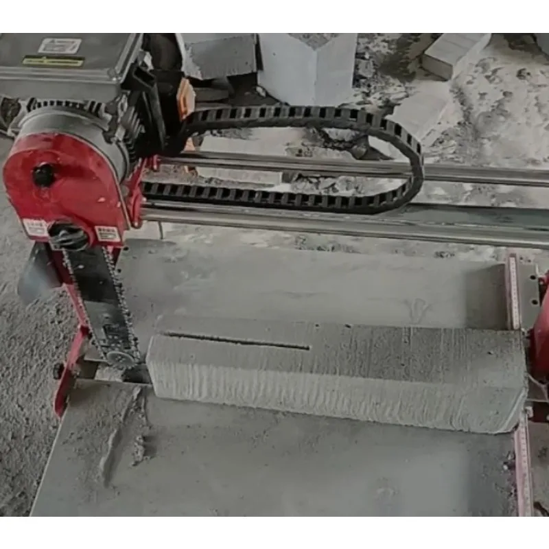 Electric Band Saw Block Cutter Machine For Foam Concrete Aerated Block Lightweight Brick Cement Block Cutting Bench High Power