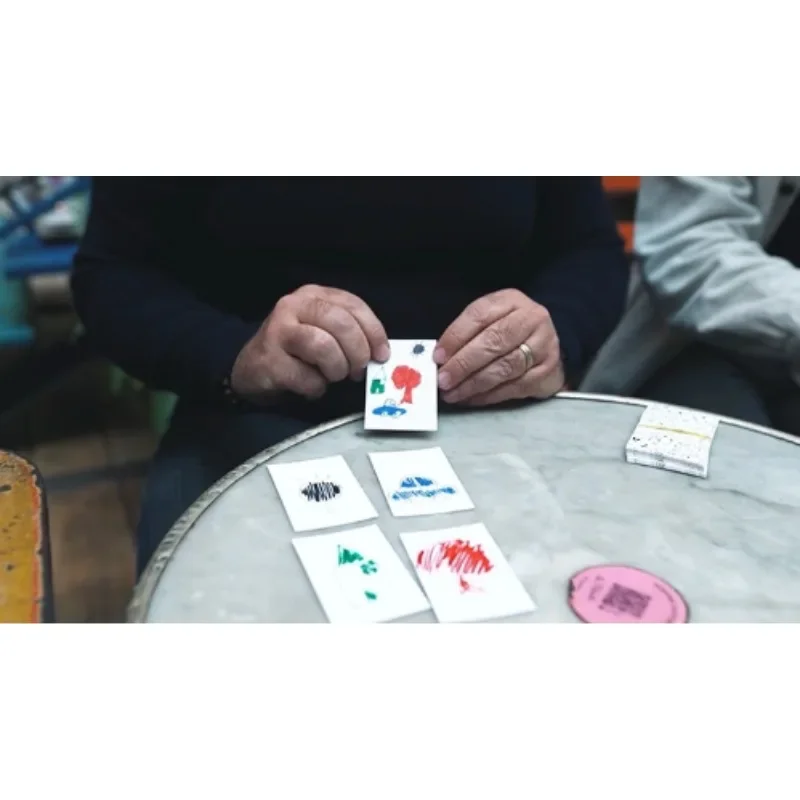 4 Color Blind by Guillaume Bienné Magic Tricks Color Match Routines No Electronics Prediction Magia Close-up Illusions Gimmicks