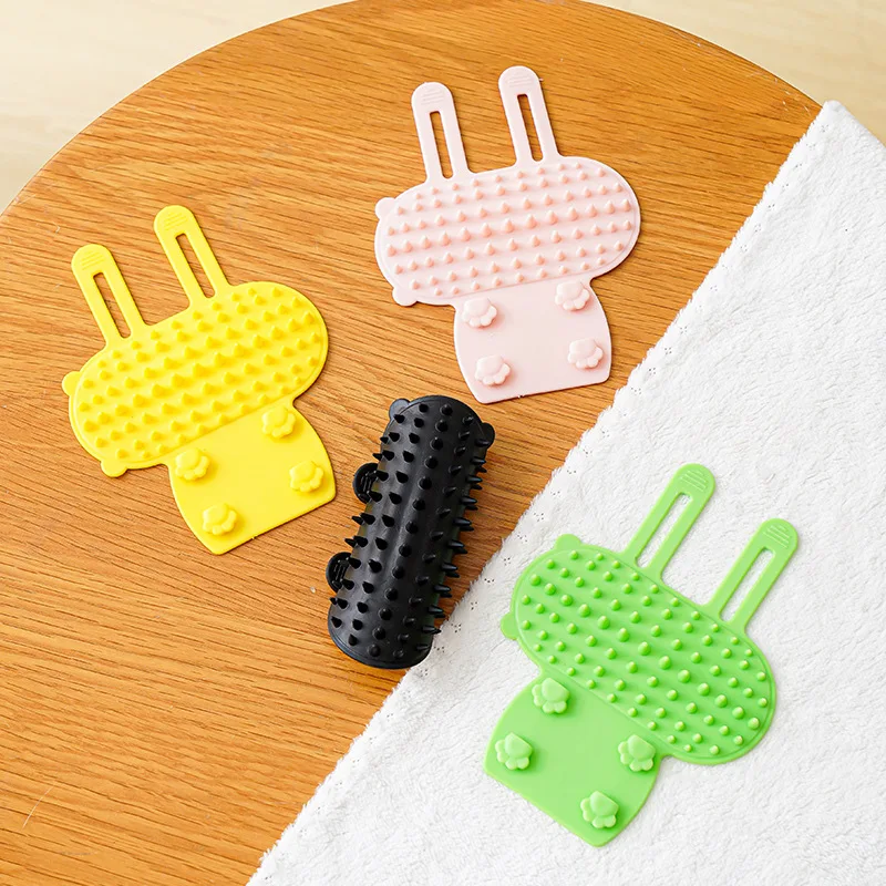 Pet itching board bath brush cat brush tied table corner brush high elasticity dogs and cats miracle baby sponge