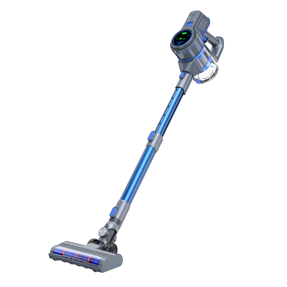 LED Screen Battery Powered 2 in 1 BLDC Cyclone Cordless Vacuum Cleaner