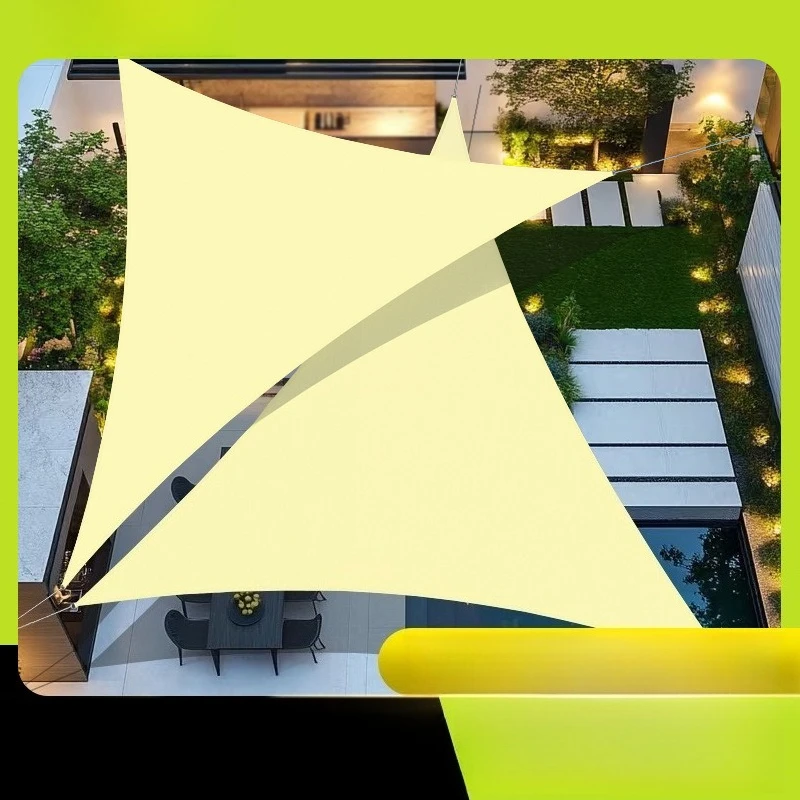 

Солнцезащитный козырек, водонепроницаемый треугольный солнцезащитный козырек, квадратный уличный навес, кемпинг, бассейн, двор, непромокаемый солнцезащитный козырек, утолщенный