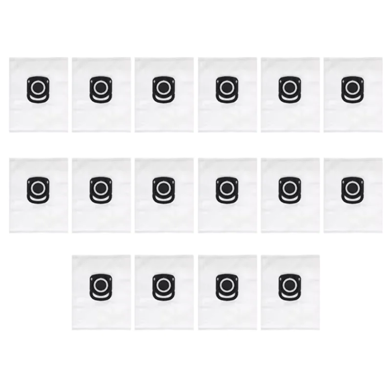 16 قطعة كيس ورقي للغبار لتيفال روينتا X-Plorer Serie 75S RR8577WH / 75S + RG8597W استبدال أجزاء كيس لجميع الغبار