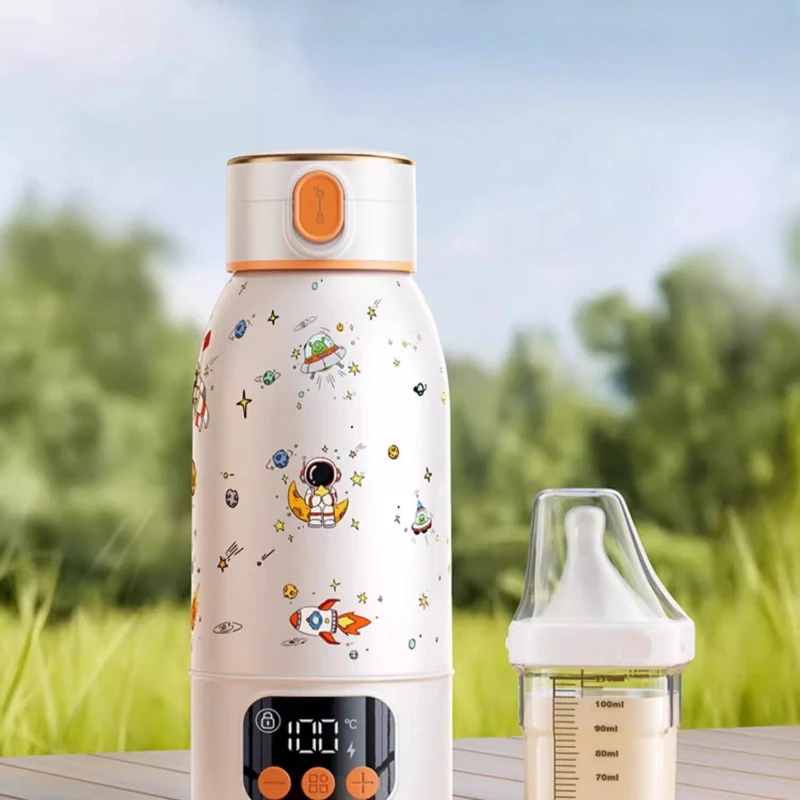 

Portable Constant Temperature Kettle Wireless Boiling Water Mixer Insulated Milk Frother Cup