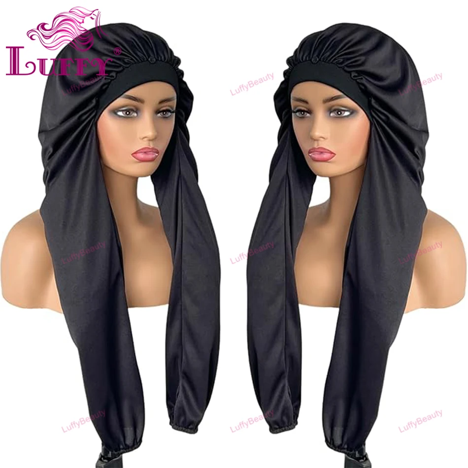 بونيه للنساء، أغطية شعر طويلة للنوم، 2 في 1 حماية للشعر الطويل والضفائر، غطاء رأس لضفائر الشعر #1