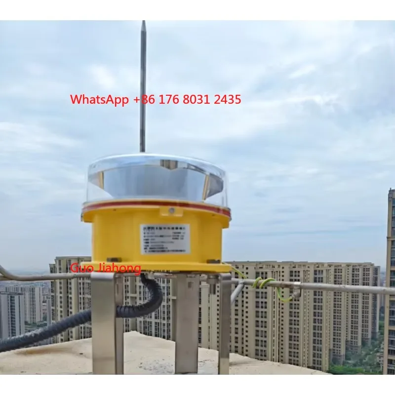 

FAA L-864 Medium Intensity Type B 2000cd Red LED Obstruction Beacon for High Tension Pylons
