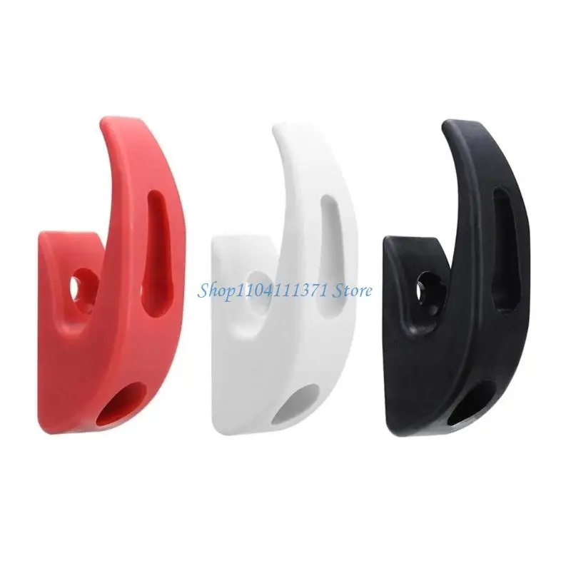 P9FC Plastic Skateboard Front Hook Electric Scooter Front Hook Bags Luggage Hanger with Screw for M465/M187 Easy to Use