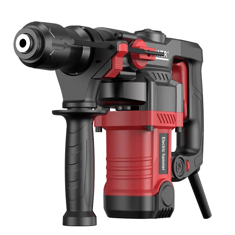 3-Mode Clutch Rotary Hammer Drill 110V/220V Variable Speed Impact Drill Concrete Industrial Home Use