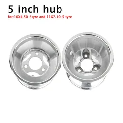 Go Kart Aluminium Alloy 5 Inch 11x7.10-5 rear wheel Rim 10X4.5-5 front Wheel Rim Fit For ATV Go-Kart Scooter Drift Car