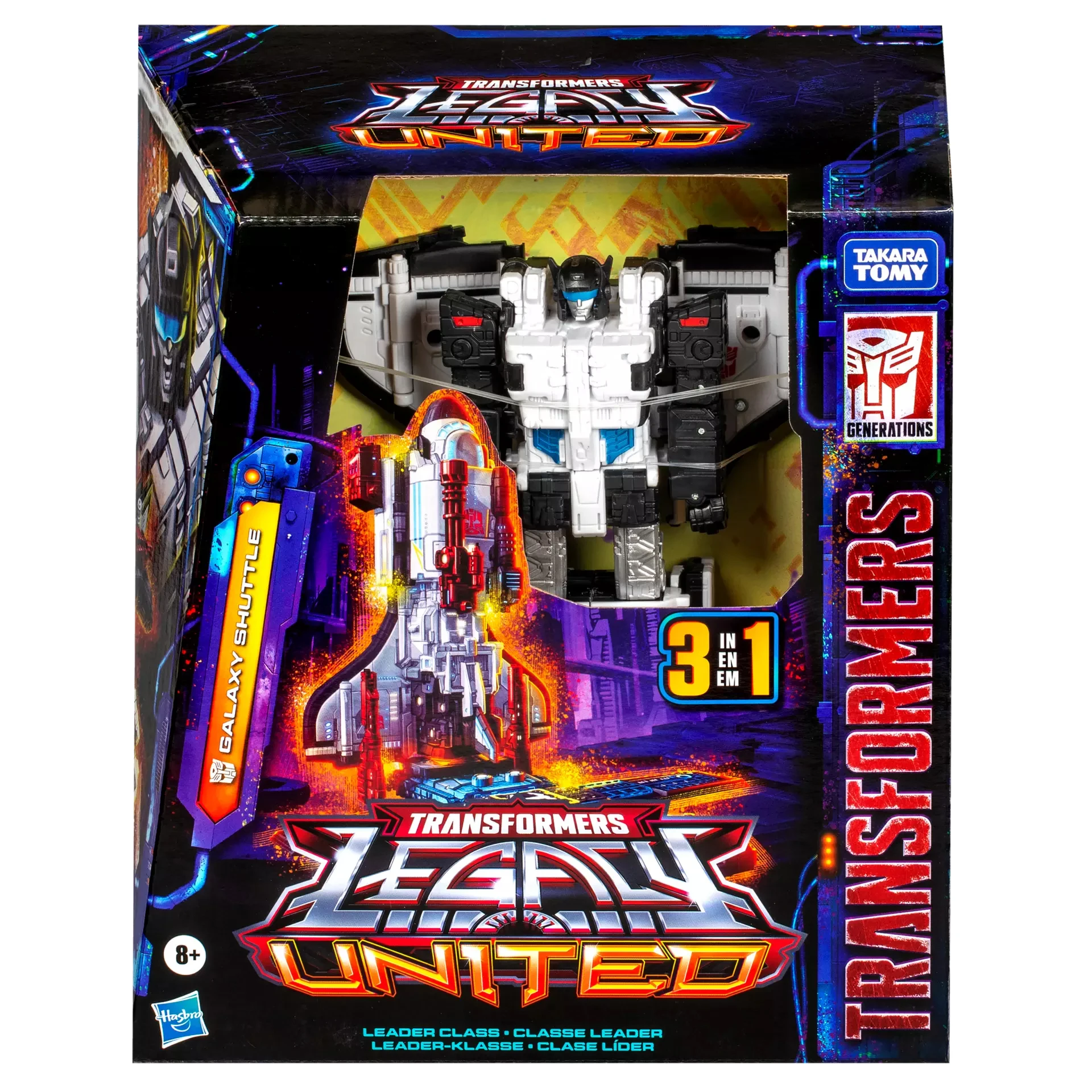 Transformers Toys Legacy United Leader Class Galaxy Shuttle 7.5-Inch Action Figure Collectible Model Toy Gift