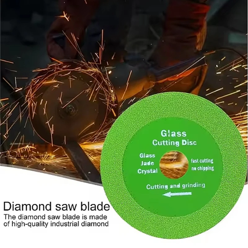 

1 шт., 100/125 мм, режущий диск для стекла, алмазный мраморный пильный диск, керамическая плитка, нефрит, полировка, режущий инструмент, острая пайка, шлифовка бутылки