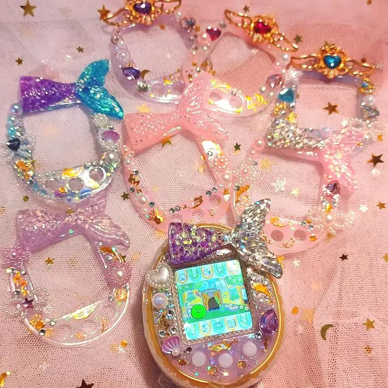 Tamagotchi Uni Electronic Pet Color Panel 4u/4u Paper Soft Film Love Drill Wings Paste The Machine Faceplate Gift