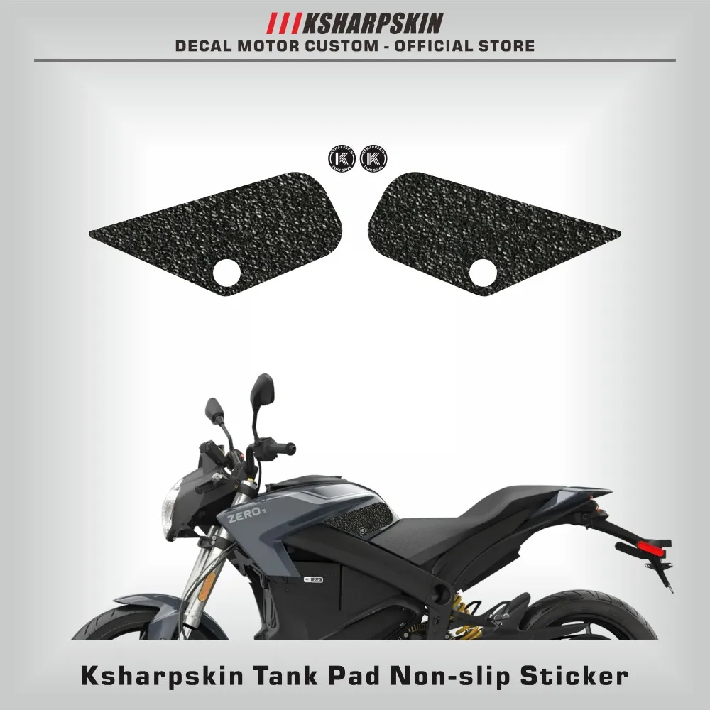 

Motorcycle protection pad tank grip fuel tank pad sticker gasoline knee traction side Non-slip decals for ZERO 13-19 S 14-19 SR