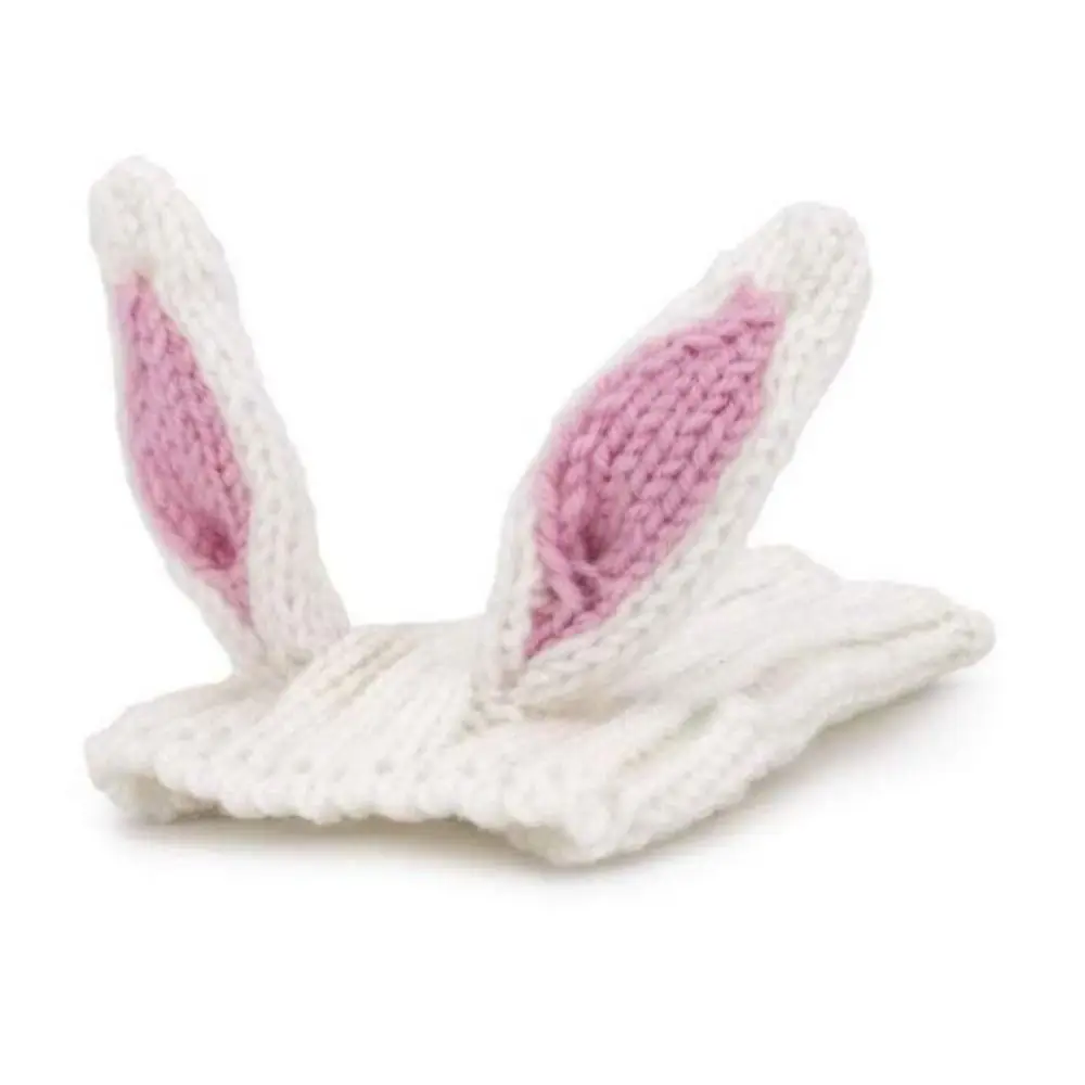 

Dinosaur/Brown Bear Halloween Knitted Pet Hat Deer/Black Bull Shape Breathable Rabbit Ear Dog Hat Wool Soft Knitted Puppy Cap