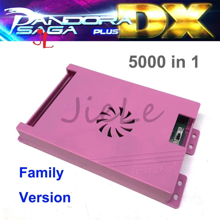 New Pandora Saga Plus DX 5000 in 1 Family Version Board Arcade Game Box PCB Save Function 3D 4 Players Games Kit FBA MAME PS1