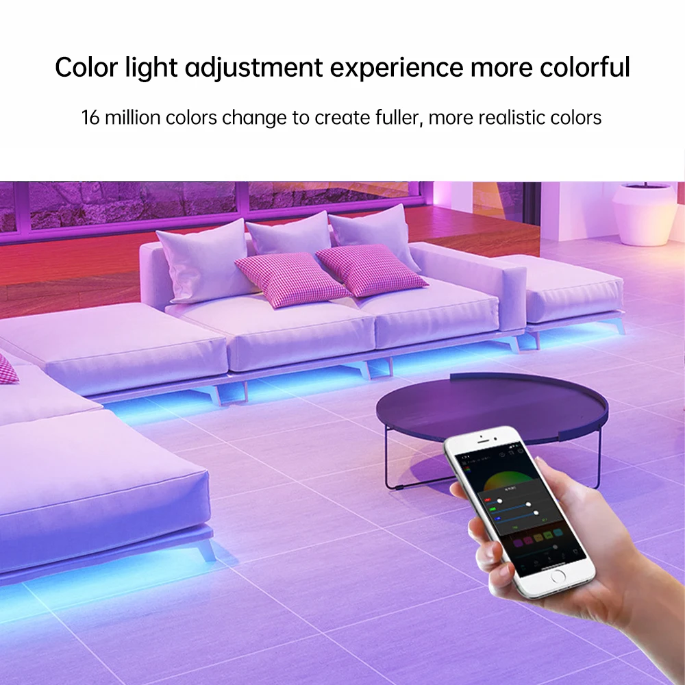 Мини-RGB Bluetooth-совместимый контроллер постоянного тока 5 В 12 В 24 В для RGB ленточных светильников Smart APP Control Музыкальный контроллер светодиодных лент