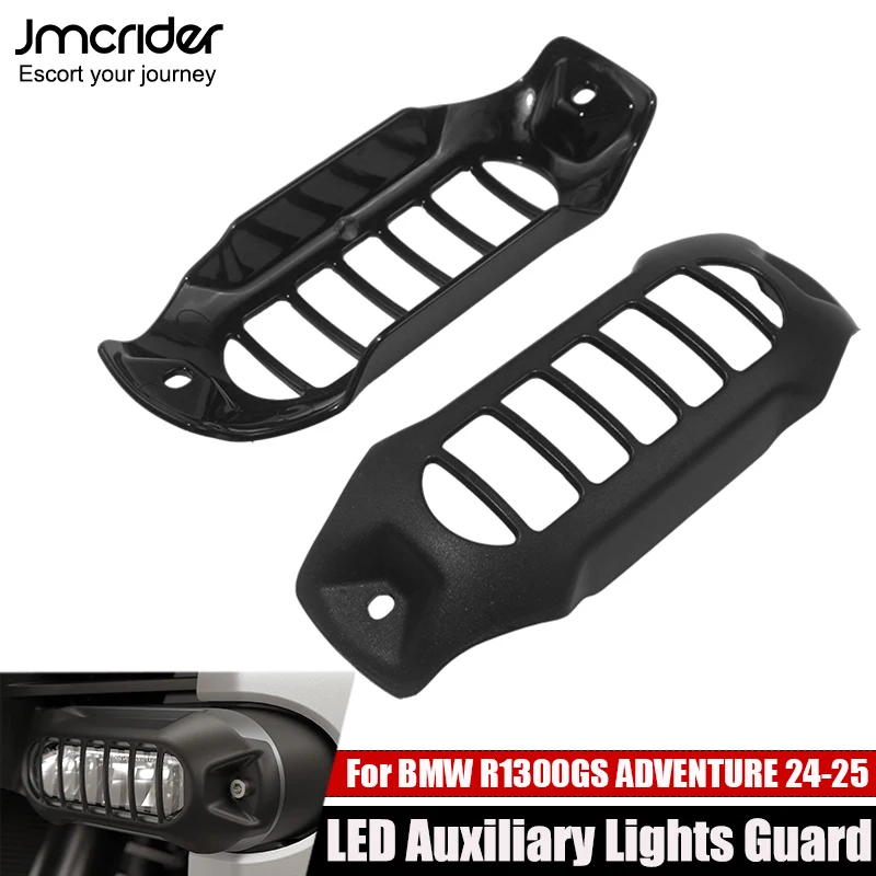 Accessori moto LED Luce ausiliaria Copertura Lampada di protezione Griglia di protezione per BMW R1300GS ADV R 1300 GS Adventure 2024 2025