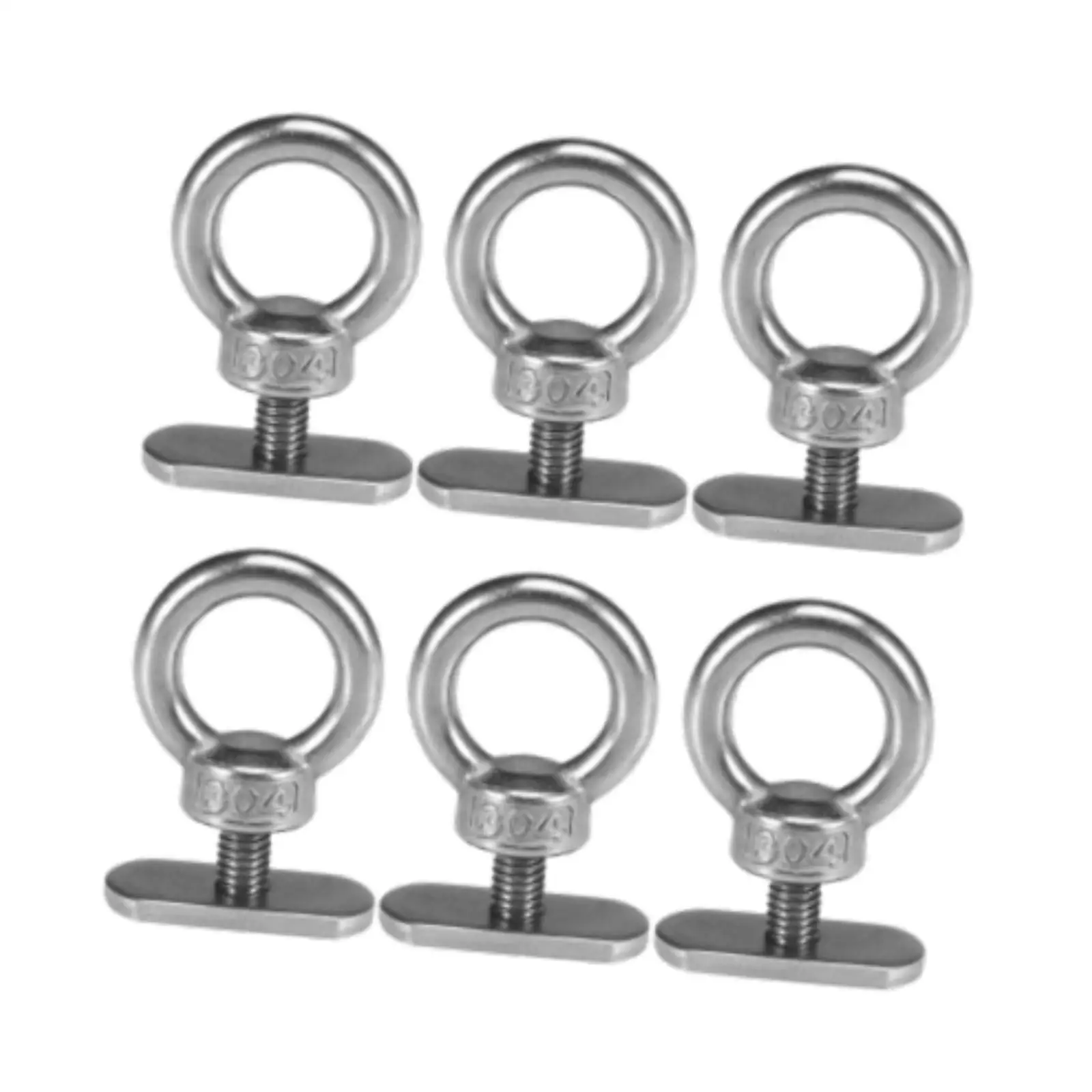 

6x Kayak Track Mount Tie Down Eyelet Replacement Boat Tie Down Eyelet Rail