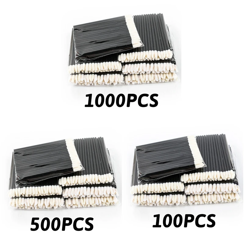 Портативная кисть для губ, одноразовая кисть для помады, черные инструменты для макияжа