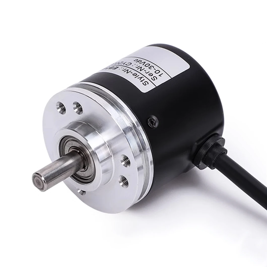 ABILKEEN EB38A6 38MM Incremental Rotary Encoder 6MM Solid Shaft 100~2500PPR High Accuracy Encoder NPN/Complementary/Drive Output