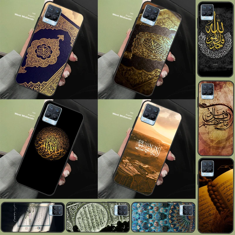 Islamic Book Arabic Quran Muslim For Realme 11 10 12 13 14 Pro Plus GT 5 6 6T GT7 Pro C67 C61 C53 C51 C21Y C25S C55 C75 Case