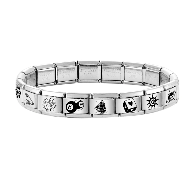 جديد جميل الحيوانات الأليفة القطط والكلاب وصلات سحرية إيطالية تناسب 9 مللي متر سوار الفولاذ المقاوم للصدأ النساء الرجال DIY بها بنفسك صنع المجوهرات