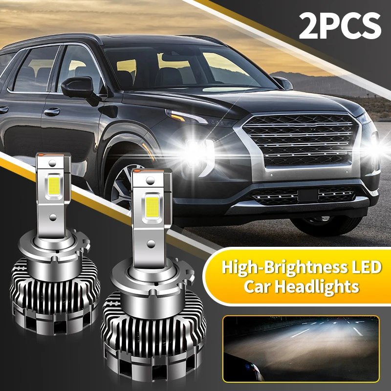 

D1S D3S LED Headlights HID D2S D4S 70W Auto lamp High Low Beam D2R D4R CANBUS Led Two-sided CSP Chip 6000K Plug and Play 12V
