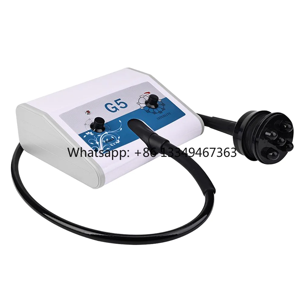 

Профессиональный массажер от целлюлита G5, вибрирующий контурный массажер для тела, 5 головок для лимфодренажа, снятия усталости