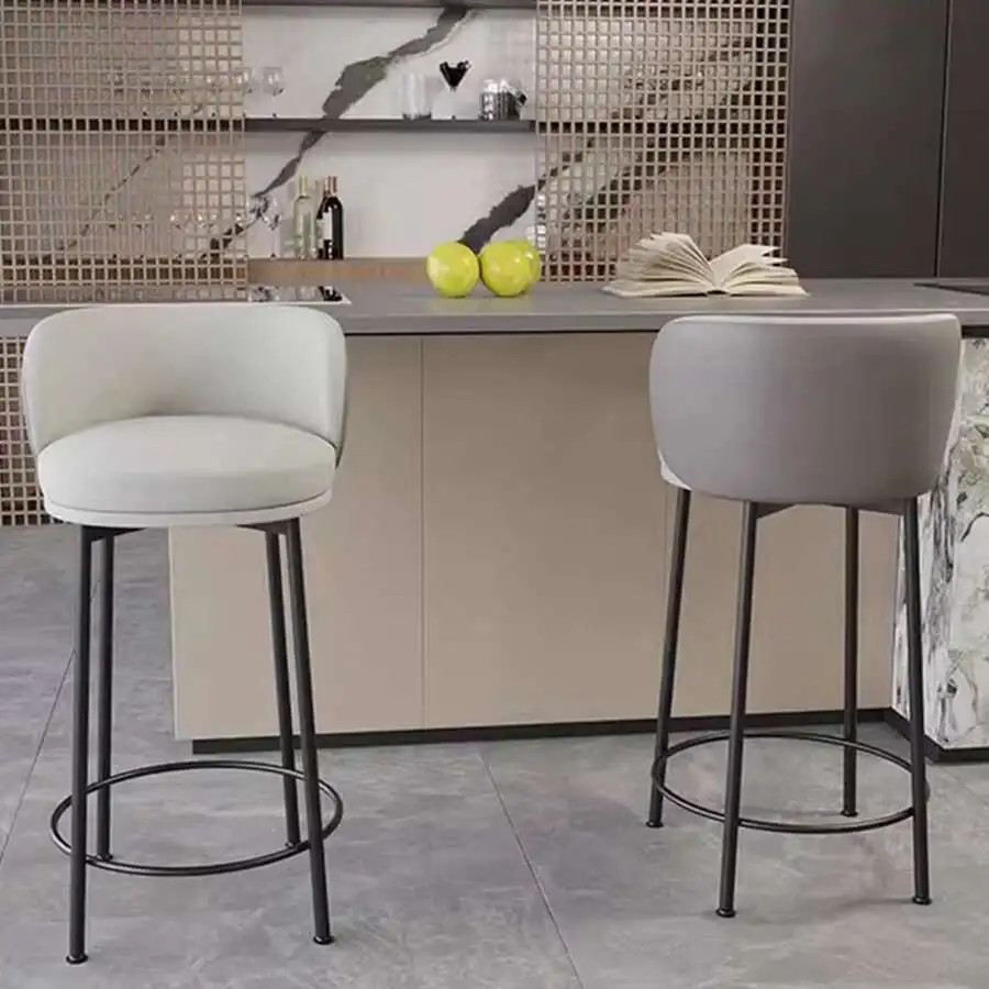 

High Kitchen Counter Bar Stool Reception Garden Mini Bar Stool Banquet Modern Sillas Altas Para Barra Salon Furniture