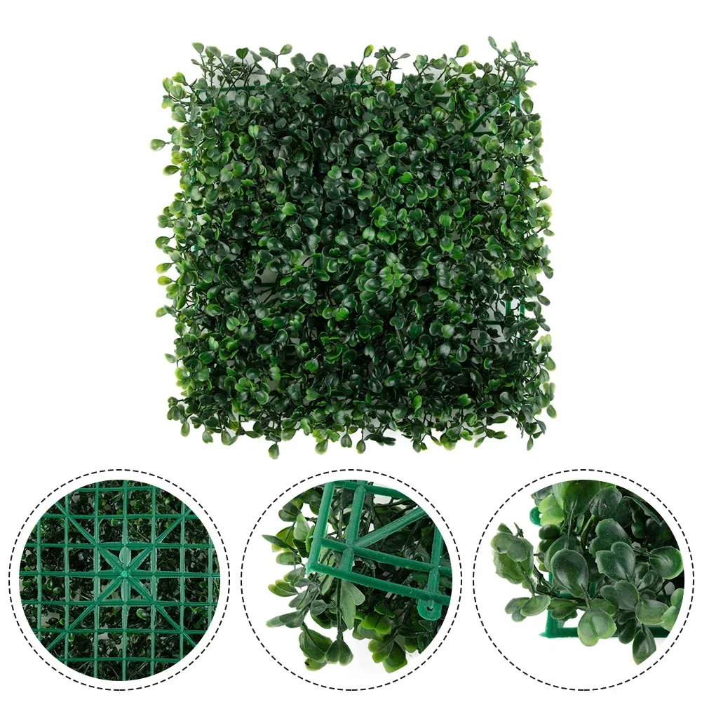 1pcs Simulated Lawn Courtyard Garden Outdoor Decor Turf Grass Mat Artificial Plant Walls Foliage Hedge Grass Mat Greenery