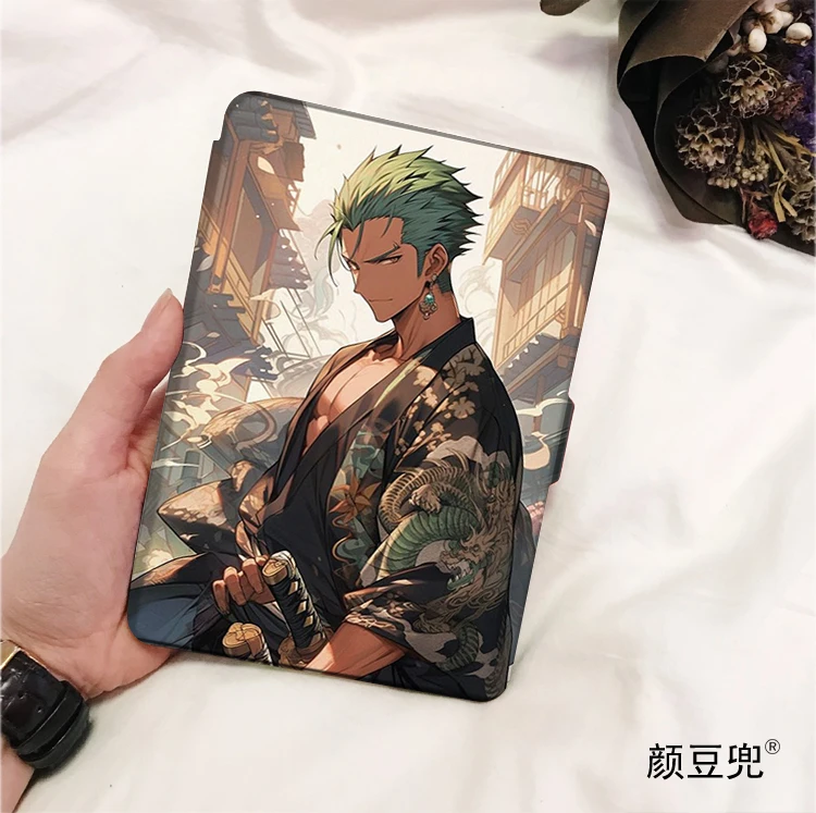 Roronoa Zoro Anime One For Kindle Paperwhite Case -Kindle Paperwhite 11th Generation 2021 Released 6.8inches KPW5 KPW4 Oasis 2 3