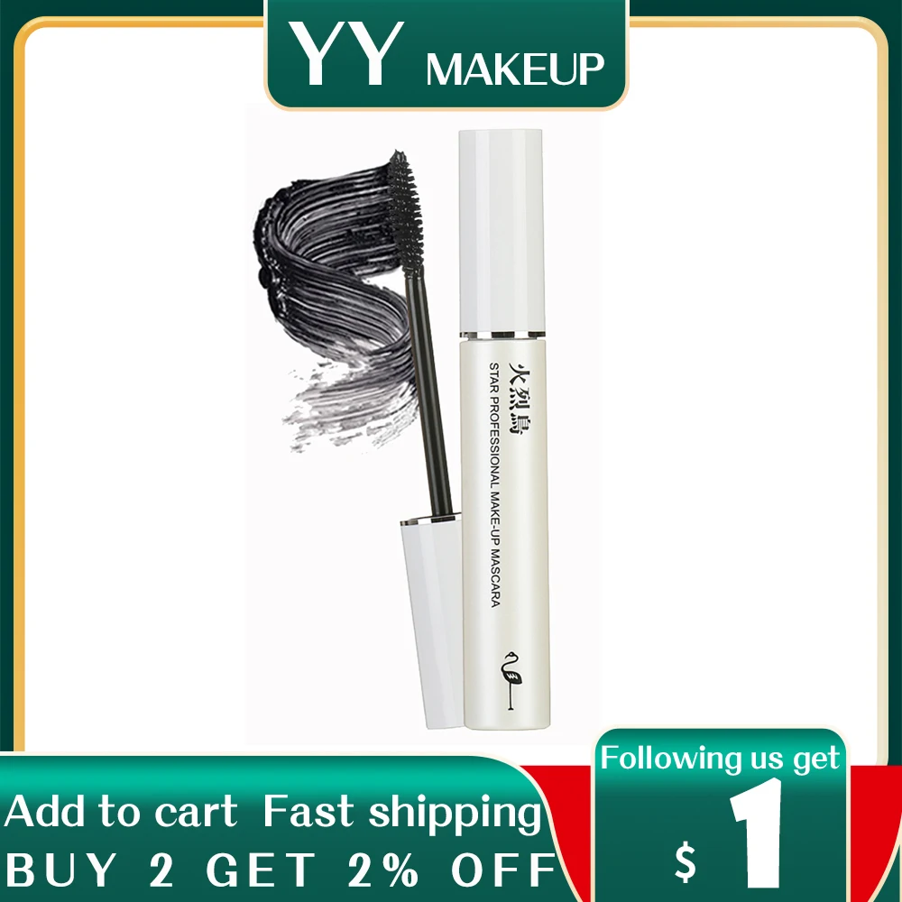 Flamingo Brand Star Professional Mascara curling thicking waterproof no clumps smudge-proof mascara Lengthening Mascara