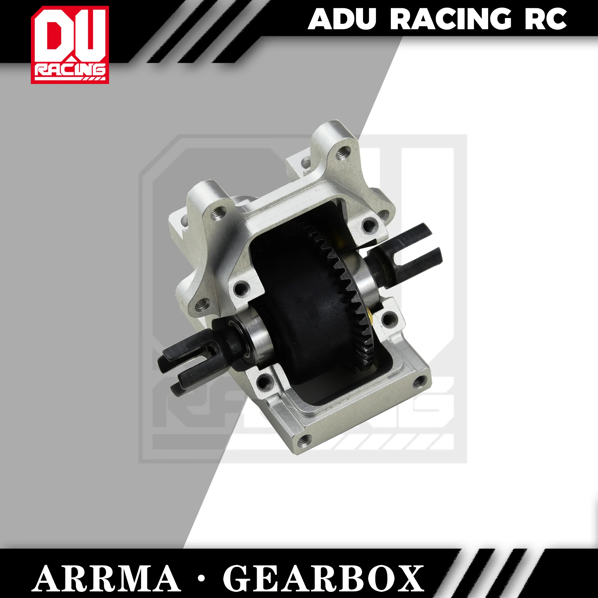 ADU Racing GEARBOX CASE SET CNC 7075 T6 ALUMINUM FOR ARRMA 1/8 AND 1/7 6S