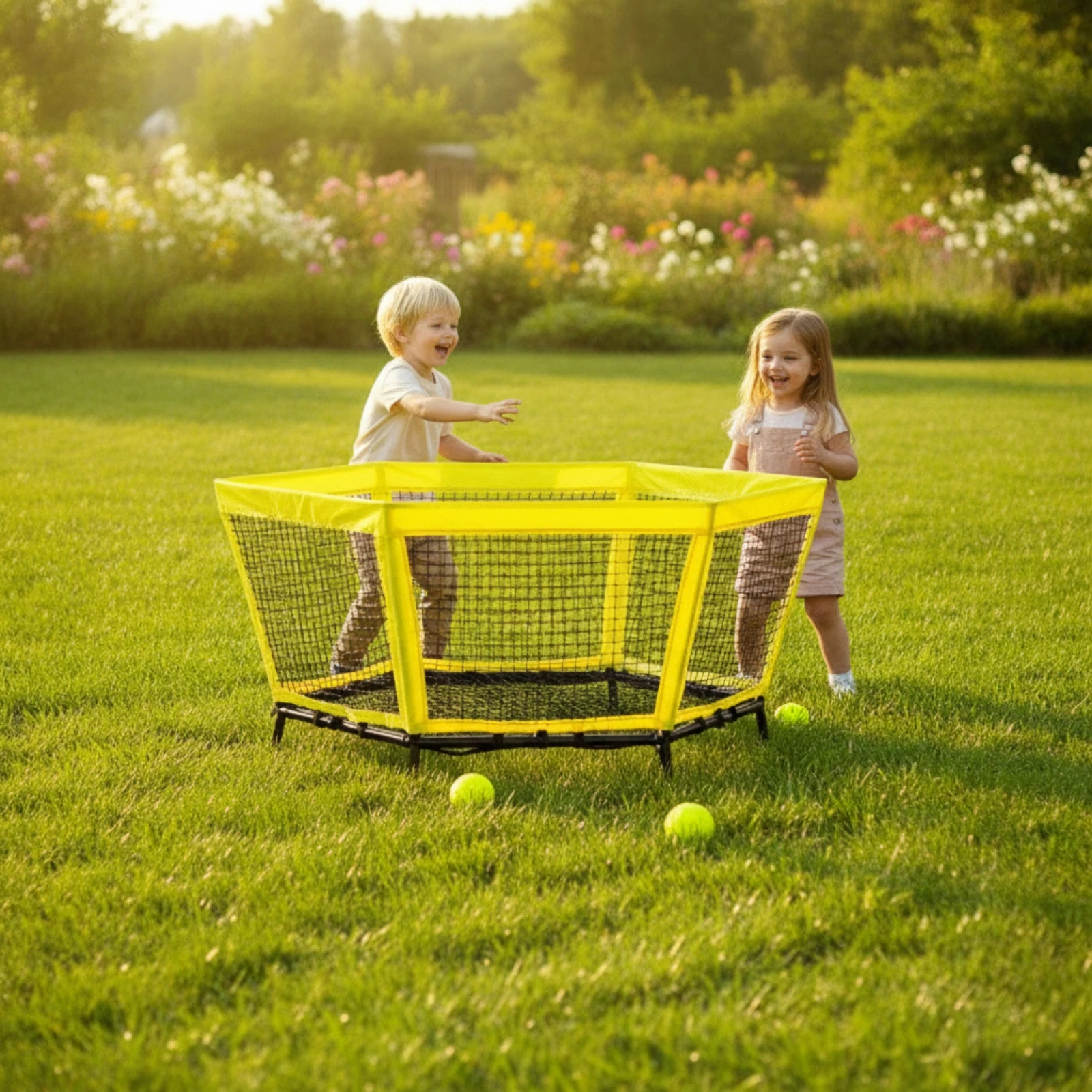 Pickleball Training Net Stable Portable Pickleball Net Reinforced Compact for Players, Backyard, Outdoor